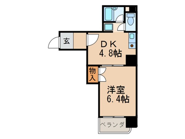 ルプソアール東山の物件間取画像